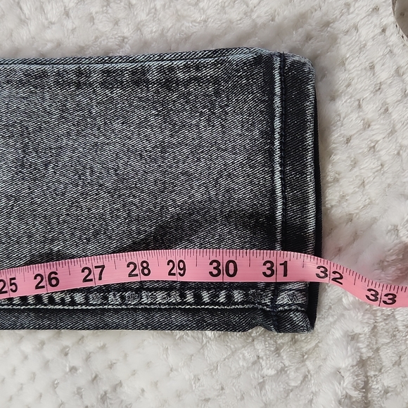 SOCIAL COLLISION WOMENS JEANS RUDE FIT SIZE  28×32 WASHED BLACK DENIM - Picture 11 of 11